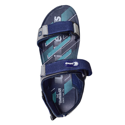 Men's Sports Sandals PG - 3319 Blue/Grey