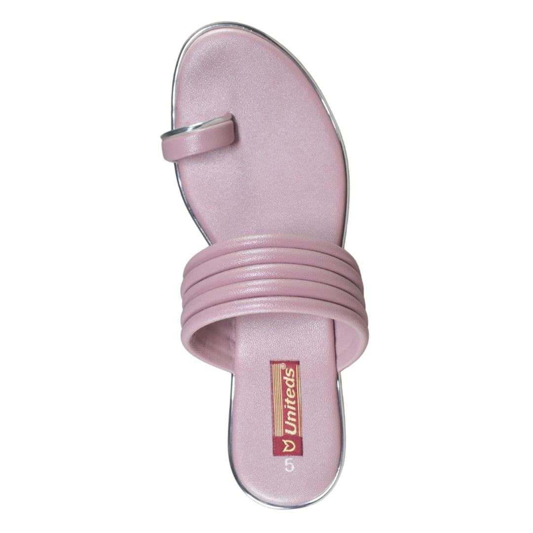 Womens Toe-Ring Slide Sandal