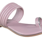 Womens Toe-Ring Slide Sandal
