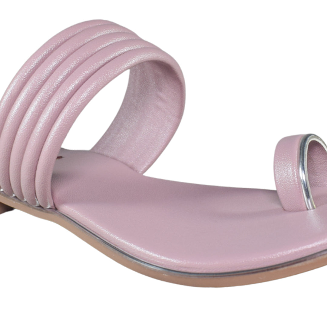 Womens Toe-Ring Slide Sandal
