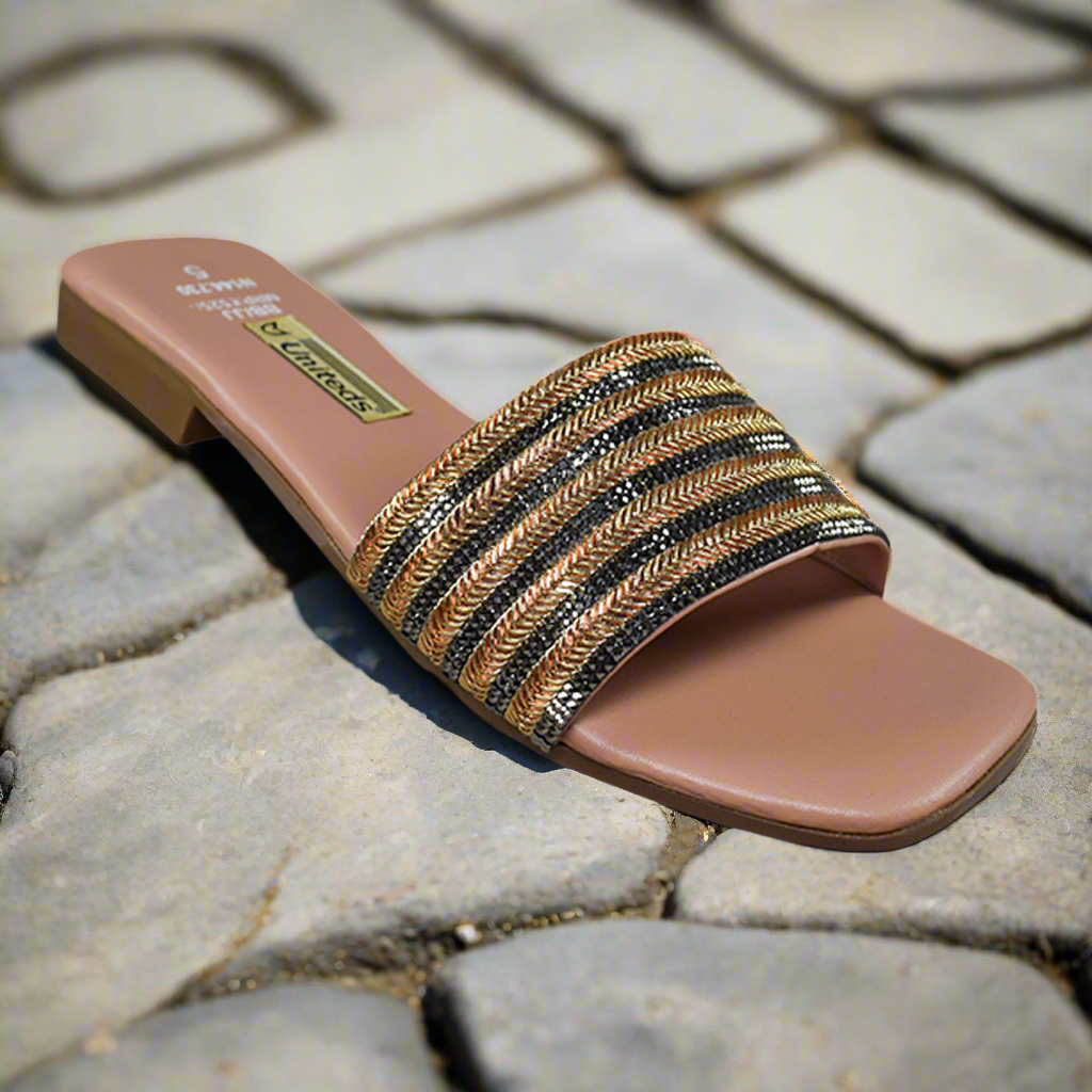 Glitz and Sparkle Sliders For Women