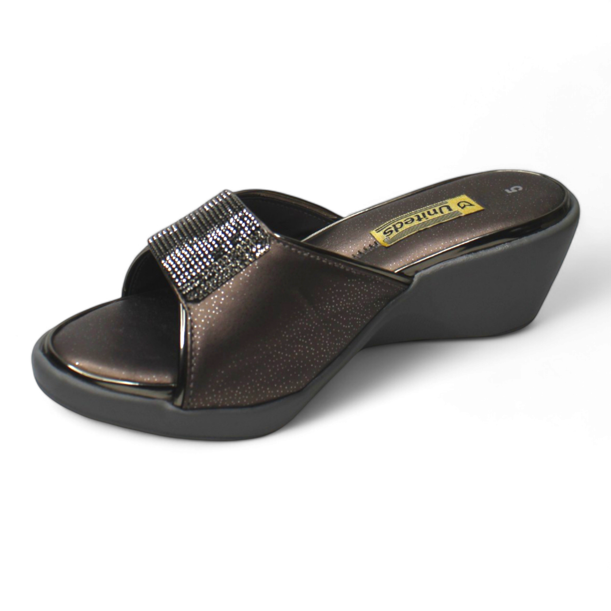 Midnight Glam Slide Heels For Women