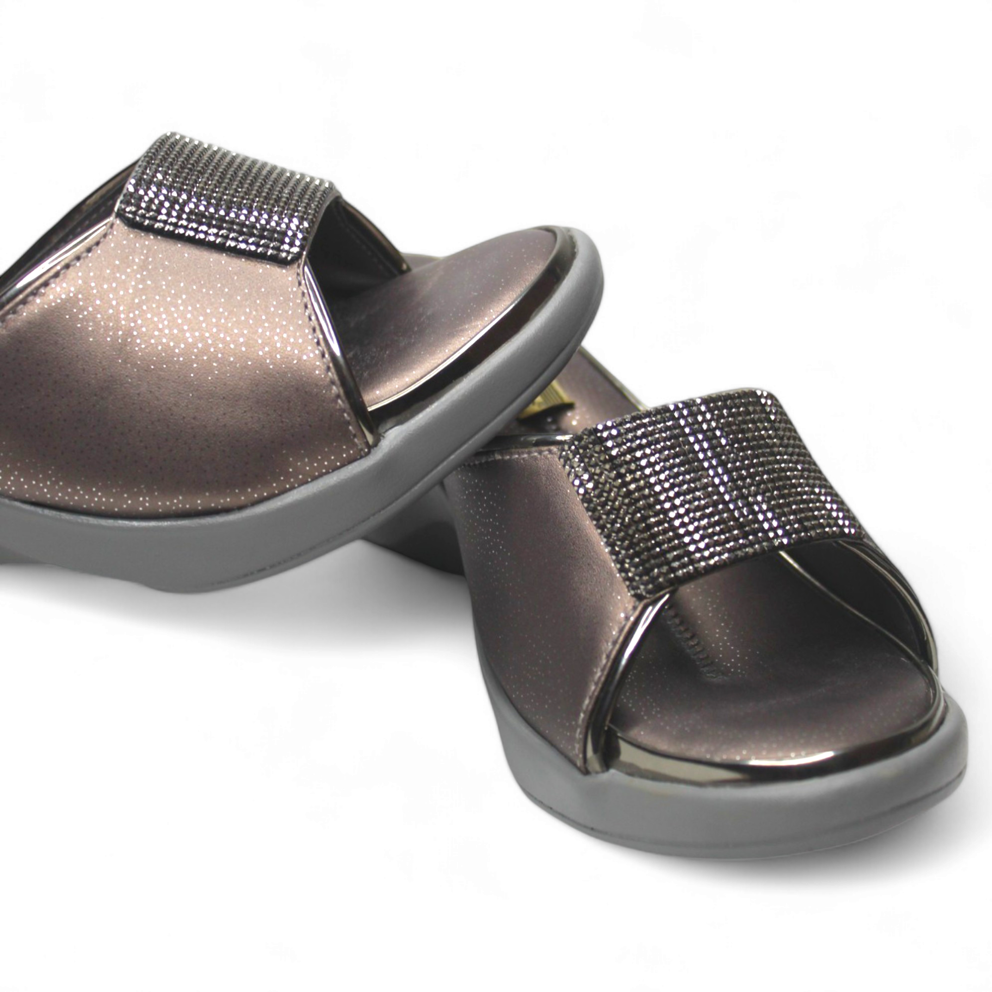 Midnight Glam Slide Heels For Women