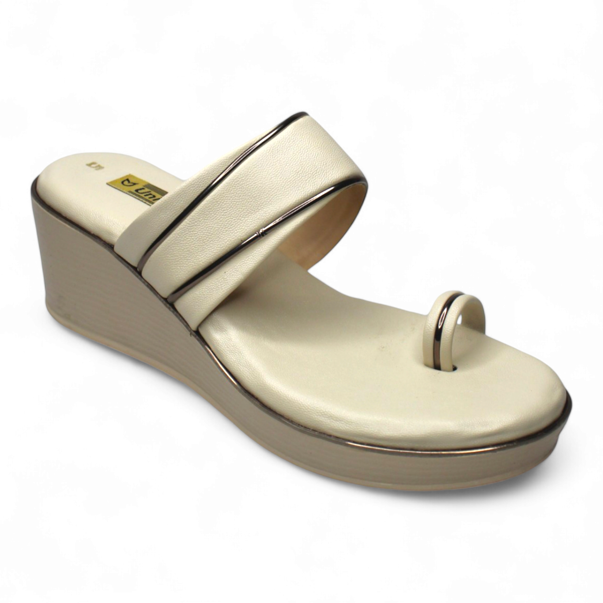 Ivory Elegance Wedge Women’s Sandals