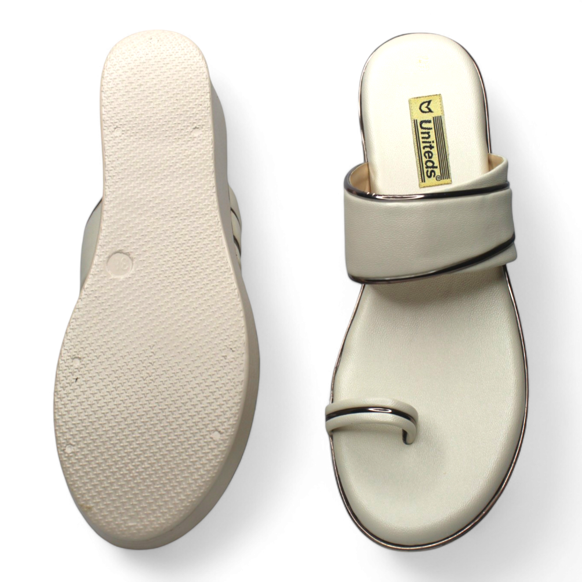 Ivory Elegance Wedge Women’s Sandals