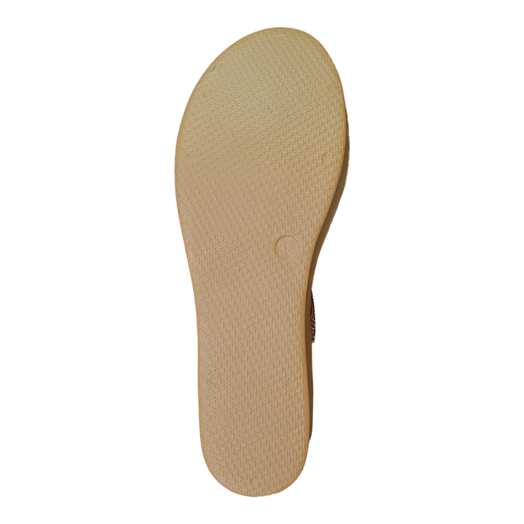 Peach Glam Wedge Women’s Sandals