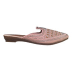 Luxury Embroidered Mules For Women's