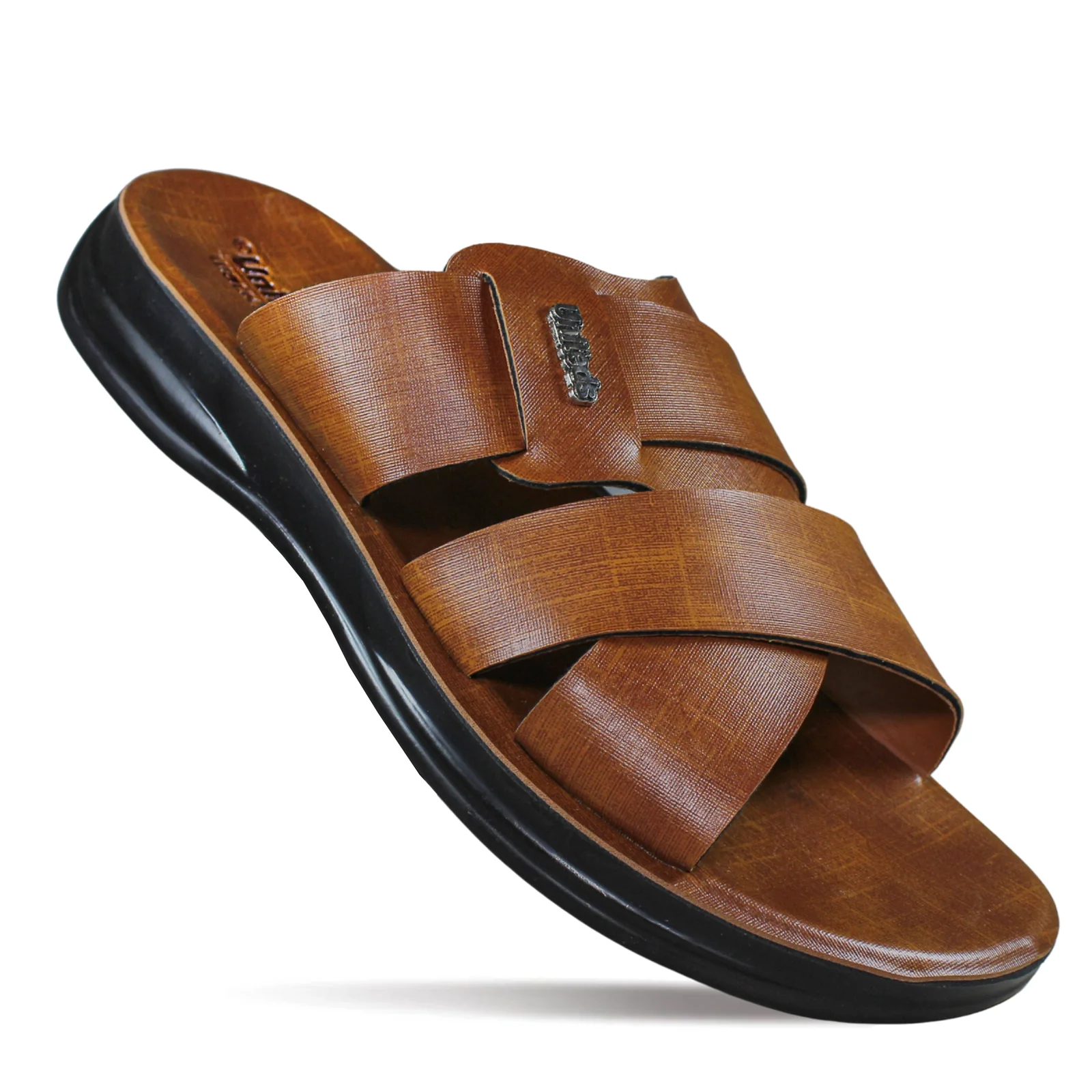 Men's PU daily wear sandals tan