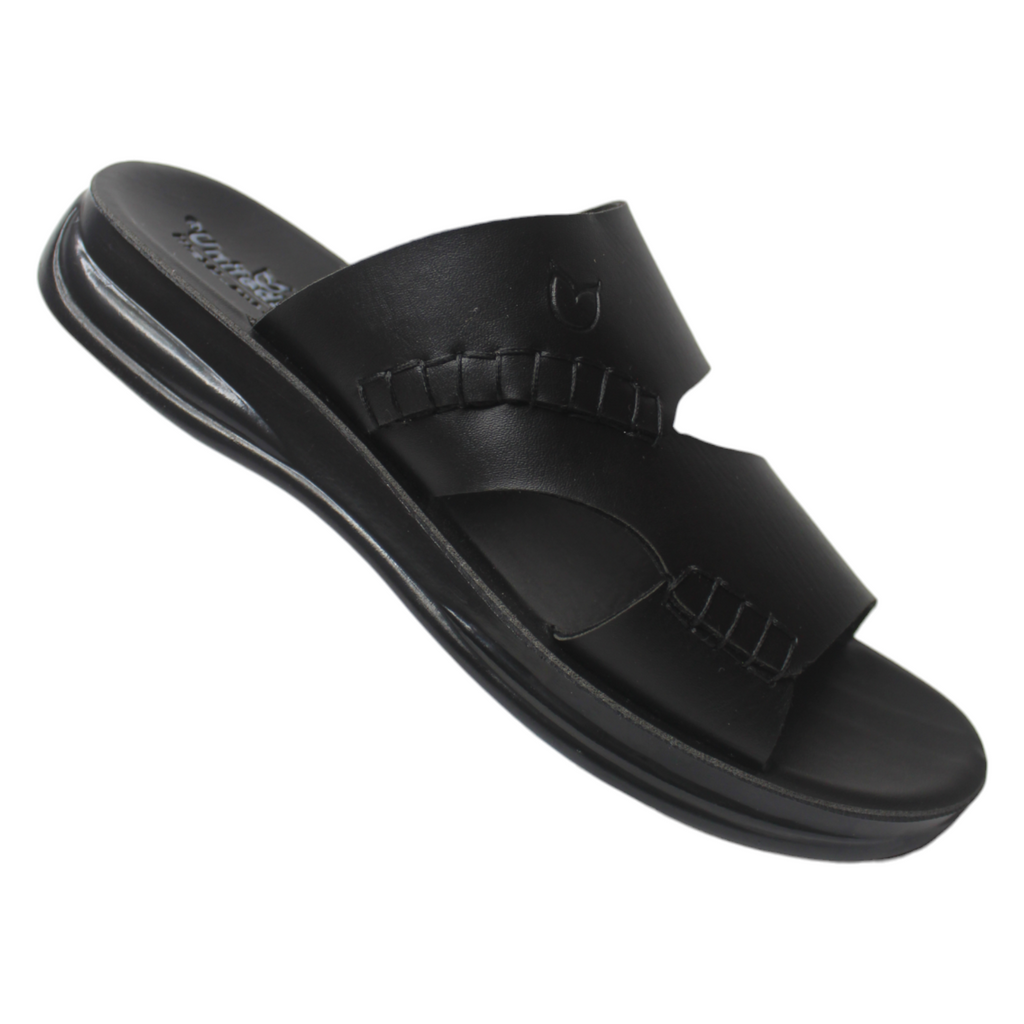 Uniteds men's casual PU sandal in black – mens sandals