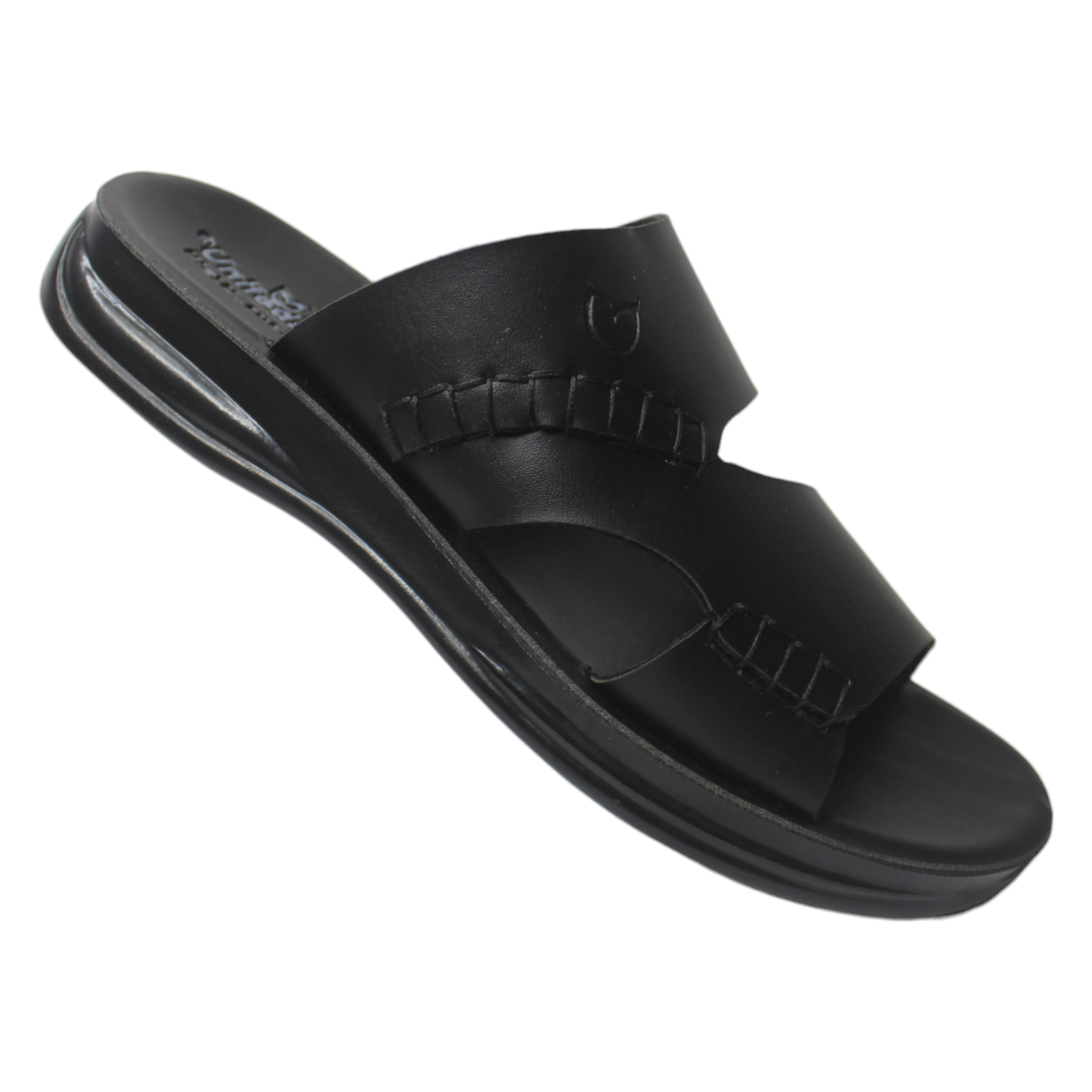 Uniteds men's casual PU sandal in black – mens sandals