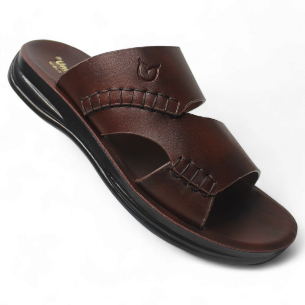 Uniteds men's casual PU sandal in brown – mens sandals