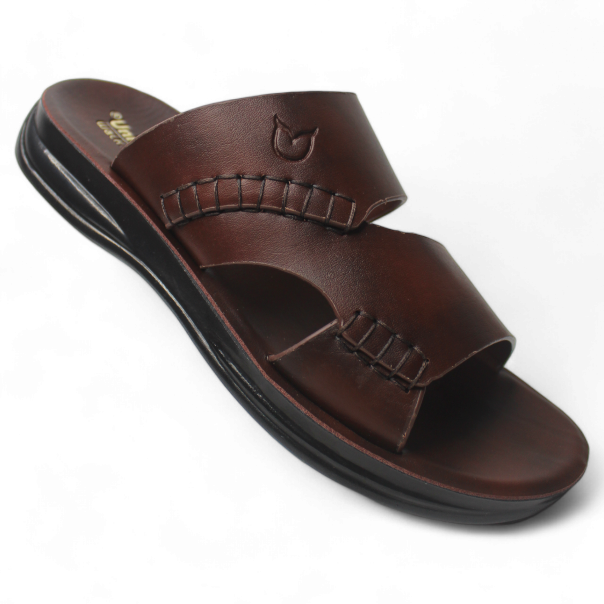 Uniteds men's casual PU sandal in brown – mens sandals
