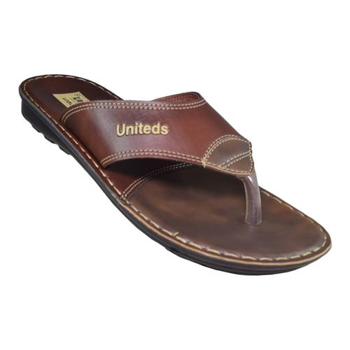 Uniteds men's daily wear comfort sandal in black – side view mens sandals