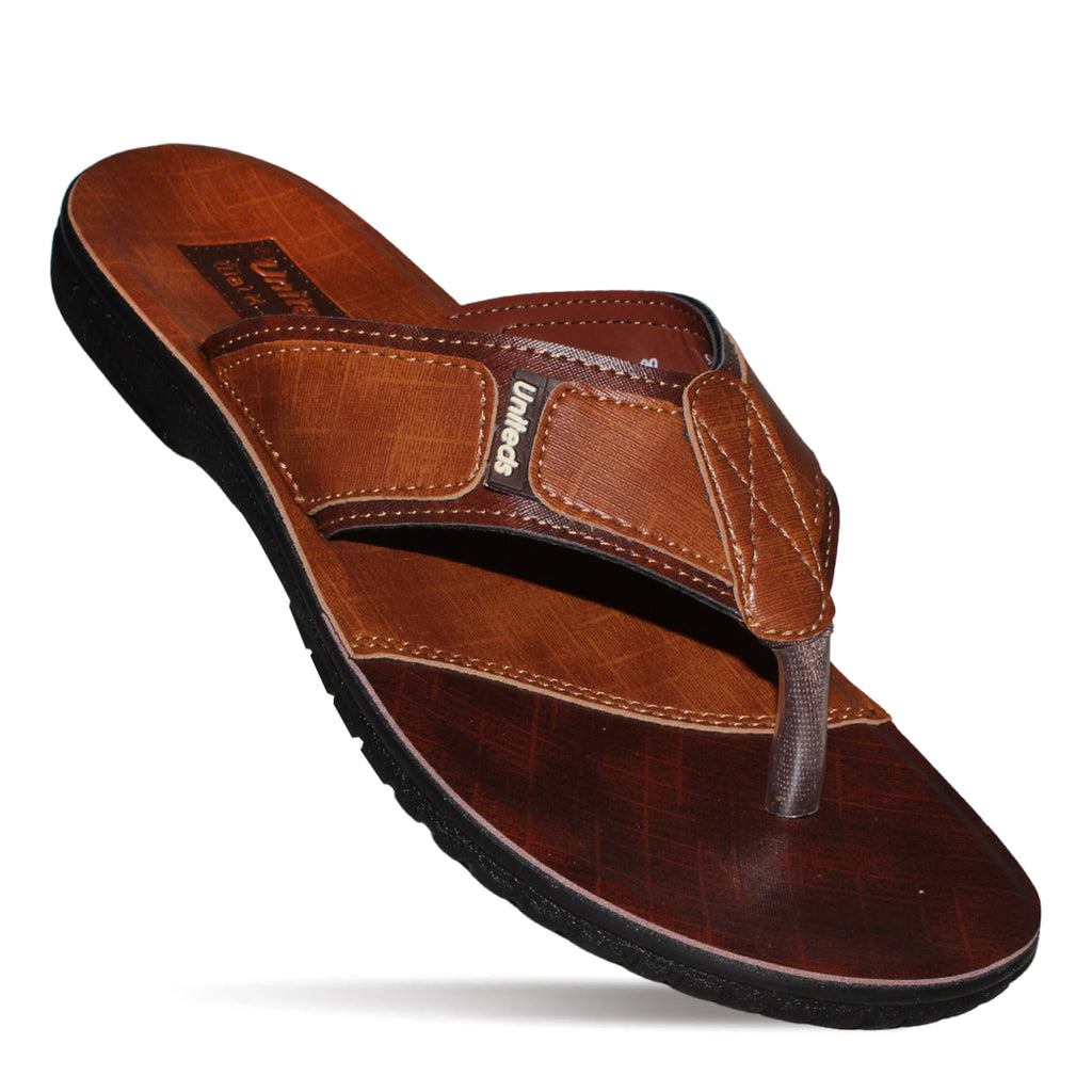 Uniteds men's daily wear comfort sandal in tan – mens sandals