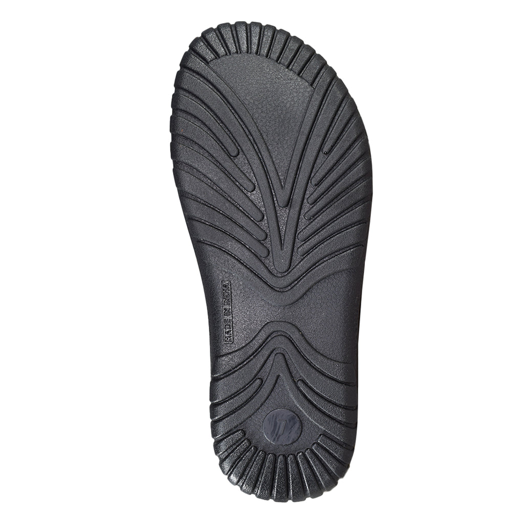 Uniteds men's daily wear comfort sandal in tan – back view mens sandals