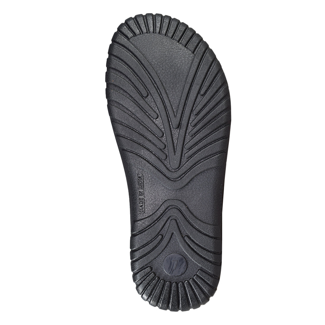 Uniteds men's daily wear comfort sandal in tan – back view mens sandals