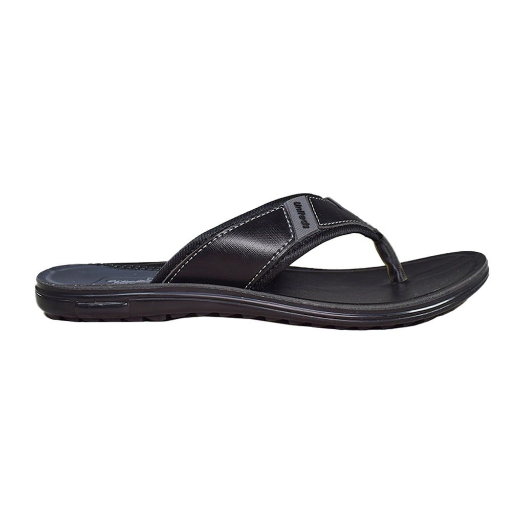 Uniteds men's daily wear sandal in black – side view mens sandals