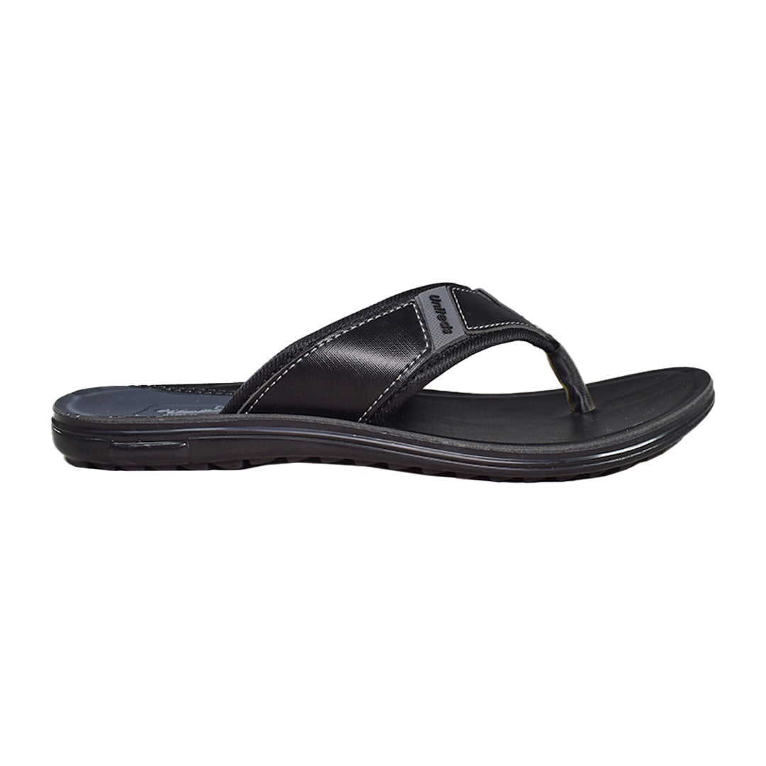 Uniteds men's daily wear sandal in black – side view mens sandals