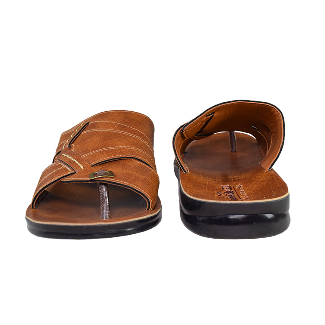 Uniteds men's daily wear sandal in tan – top view mens sandals