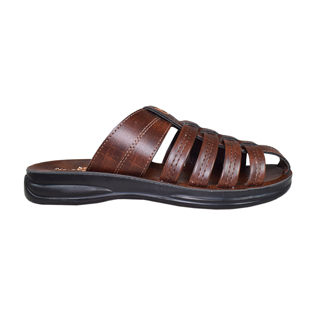 Uniteds men's fisherman sandal in brown – side view mens sandals