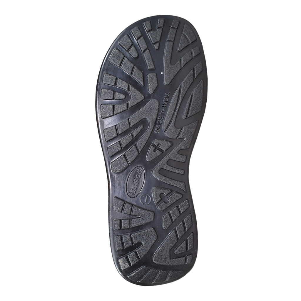 Uniteds men's fisherman sandal in brown – front view mens sandals