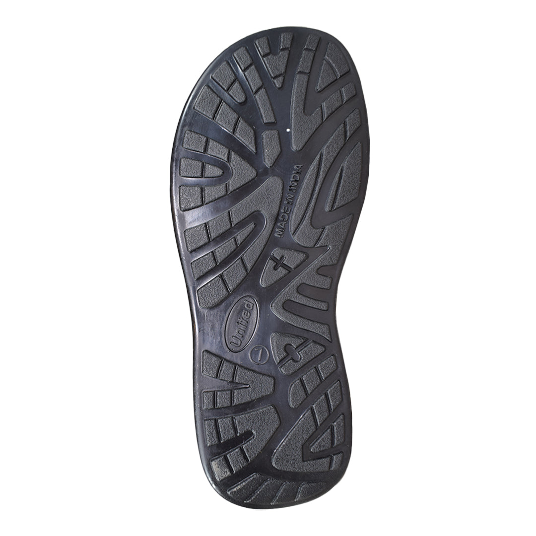 Uniteds men's fisherman sandal in brown – front view mens sandals