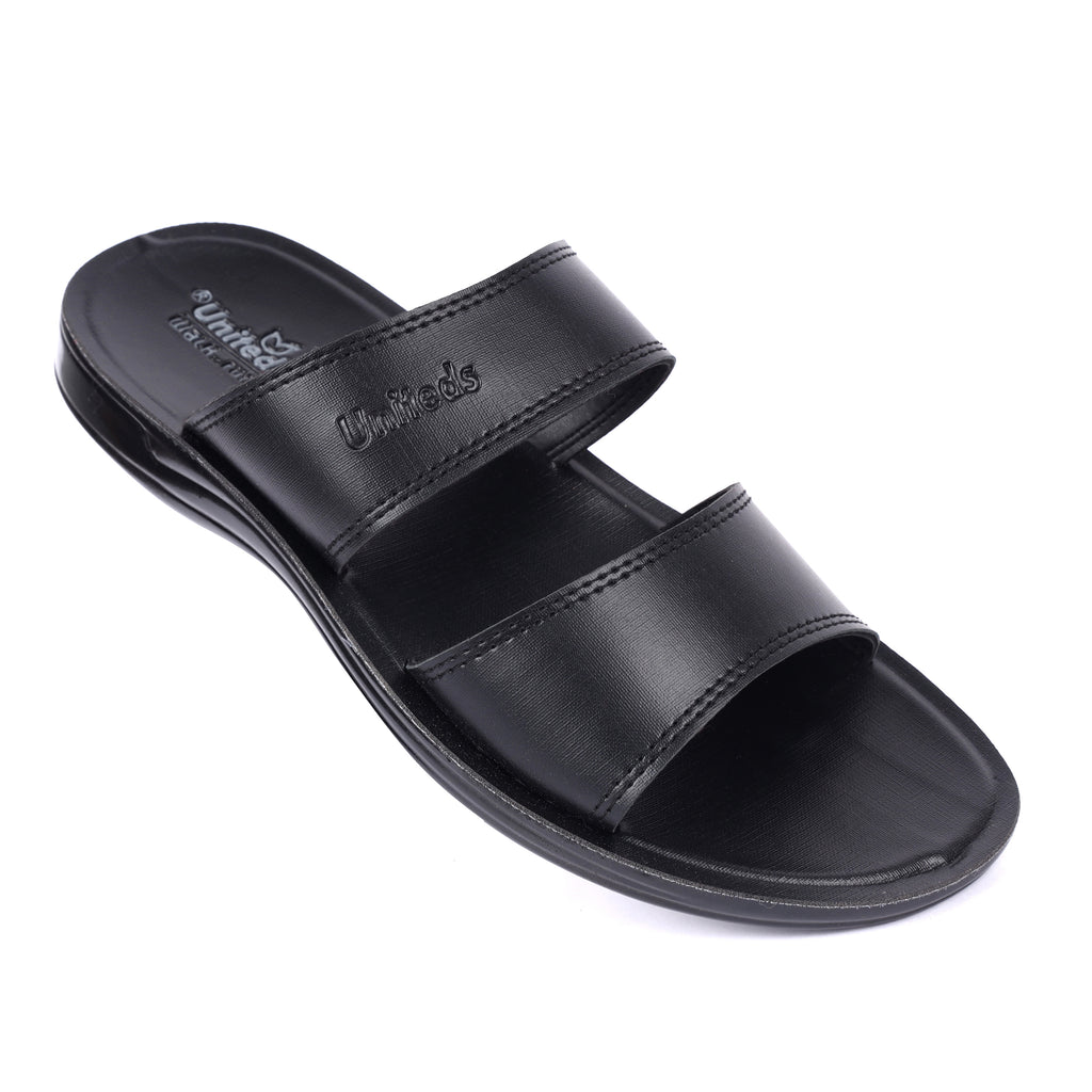 Uniteds men's office daily wear sandal in black – mens sandals
