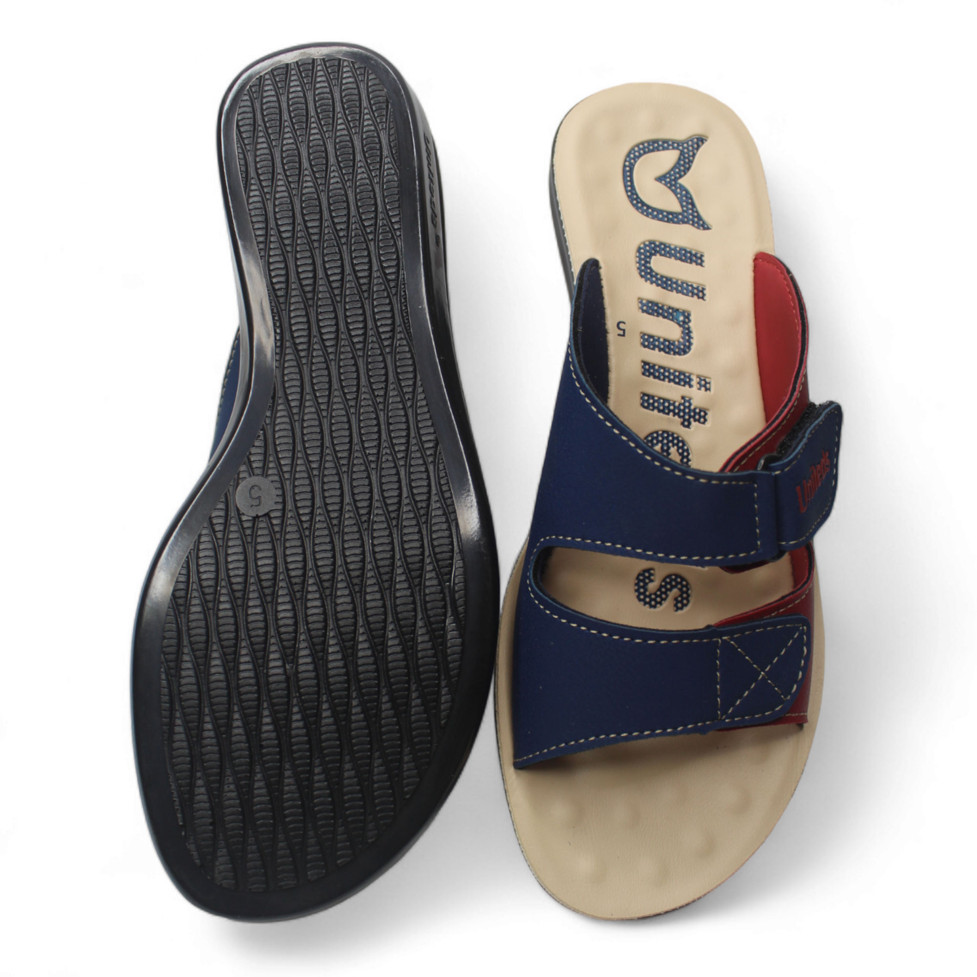 Uniteds women's daily wear flat sandal – top view women's sandals India